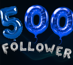 LinkedIn Community Wachstum mit 500 Followern als Meilenstein einer aktiven Business-Community